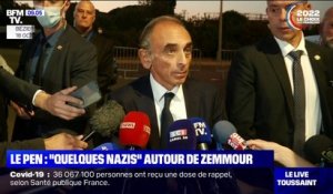 Présidentielle: Marine Le Pen affirme qu'il y a "quelques nazis" parmi les soutiens d'Éric Zemmour