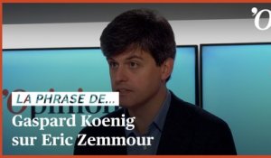Gaspard Koenig: «Eric Zemmour ne m’inspire qu’une immense inquiétude»