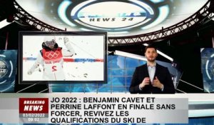 JO 2022 : Benjamin Cavett et Perrine Lafonte ne poussent pas en finales, revivez les qualifications