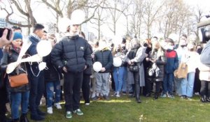 Hommage à Luca "parti en héros pour sauver sa maman" à Liège