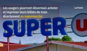 Sarthe : ce supermarché vend aussi… des billets de train