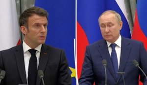 Crise en Ukraine : Macron et Poutine prêts à «des compromis» pour éviter l'escalade