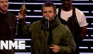 Liam Gallagher wins the Godlike Genius Award | VO5 NME Awards 2018