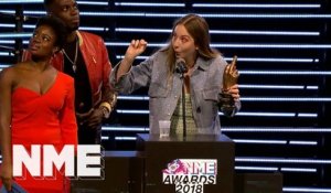 Charli XCX's 'Boys' wins Best Track supported by Estrella Galicia | VO5 NME Awards 2018