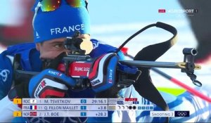 Début parfait, frayeur, ski et finish de feu : comment Fillon Maillet a conquis l’Olympe | JO 2022