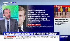 Emmanuel Macron sur sa candidature à la présidentielle: "Il va falloir y songer"