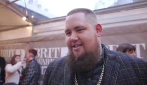 Rag N Bone Man looks back on his huge success and ahead to his next album at the Brit Awards 2017
