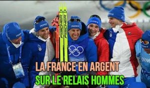 La France en argent sur le relais hommes des Jeux Olympiques de Pékin