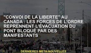 « Convoi de la liberté » du Canada : la police reprend l'évacuation du pont bloqué par les manifesta