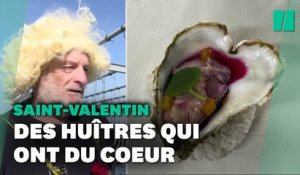 Pour la Saint-Valentin, ce restaurant étoilé vend des huÎtres en forme de coeur