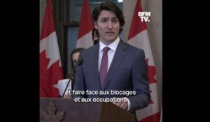 Canada: Justin Trudeau annonce le recours à la loi sur les mesures d'urgence pour mettre fin aux blocages