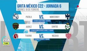 Hoy arranca la jornada 6: Puebla vs Monterrey, el partido más interesante