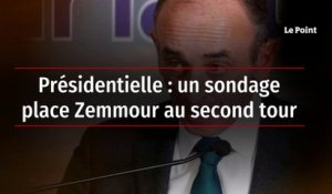 Présidentielle : un sondage place Zemmour au second tour