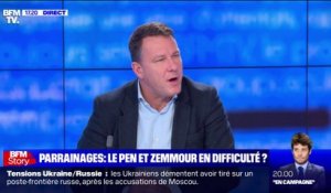 Parrainages: Jean-Lin Lacapelle, porte-parole de Marine Le Pen, affirme n'avoir jamais rencontré "une opposition comme celle-là"
