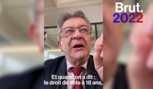 Droit de vote à 16 ans : pourquoi Jean-Luc Mélenchon est pour