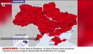 Le Quai d'Orsay vient de passer l'Ukraine en rouge et invite les ressortissants français à quitter le pays "sans délai"