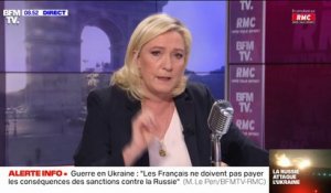 Marine Le Pen: "J'ai été l'une des seules responsables politiques à essayer de conserver une équidistance entre les États-Unis et la Russie"
