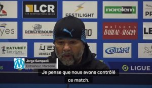 26e j. - Sampaoli : "Nous avons contrôlé ce match"