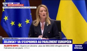 Roberta Metsola, présidente du Parlement européen sur la guerre en Ukraine: "L'Europe ne peut plus être dépendante du gaz du Kremlin"