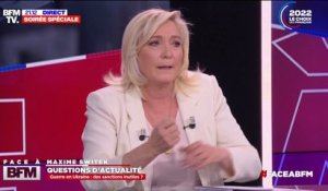 Pour Marine Le Pen, les propos de Bruno Le Maire sont "irresponsables"