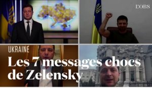 La leçon de courage de Zelensky en 7 déclarations choc pour l'Ukraine