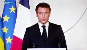 «Nous ne sommes pas en guerre contre la Russie», assure Emmanuel Macron sur le conflit en Ukraine
