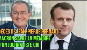 Décès de Jean-Pierre Pernaut : Macron salue la mémoire d’un journaliste qui