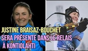 Justine Braisaz Bouchet sera présente dans le relais à Kontiolahti