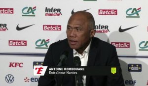 Kombouaré : « Mes joueurs sont des grands malades » - Foot - Coupe - Nantes