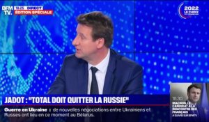 Yannick Jadot: "Total doit partir de Russie"