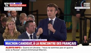 Emmanuel Macron veut "remettre des savoirs fondamentaux, en particulier les mathématiques, dans le tronc commun"