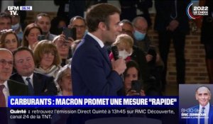 Prix des carburants: les premières mesures du candidat Emmanuel Macron