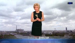 Vidéo : Évelyne Dhéliat reprend la météo, trois semaines après le décès de son mari