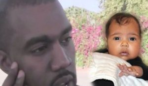 Exclu vidéo : Kanye West : " Vous aurez des photos de ma fille dans quelques années, vous verrez elle sera belle ! "