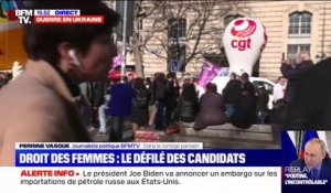8 mars: Les candidats à la présidentielle défilent pour les droits des femmes