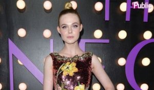 Elle Fanning : Poupée florale à la première de The Neon Demon !