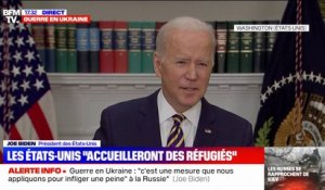Joe Biden: "Nous avons adopté les sanctions les plus dures et cela a fortement touché l'économie russe"