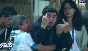 Zapping du 28/06 : Le show ridicule de Diego Maradona