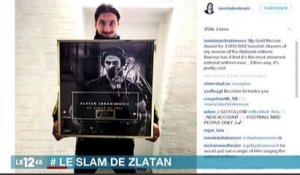 Le zapping du 15/10 : Zlatan Ibrahimovic reçoit un disque d’or !