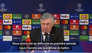8es - Ancelotti : "Dans les 30 dernières minutes, il n'y avait qu'une seule équipe sur le terrain"