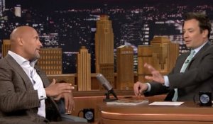 Dwayne Johnson mange son premier bonbon en 27 ans avec Jimmy Fallon