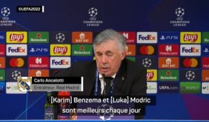 Ancelotti : « Karim Benzema est un fantastique leader » - Foot - C1 - Real