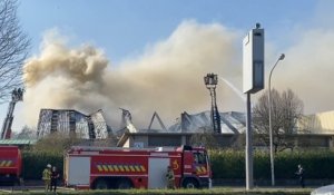 Un important incendie dans un entrepôt à Wilrijk