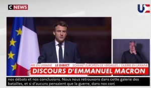 Emmanuel Macron : «Le choix de la Russie a été de faire revenir la guerre en Europe»