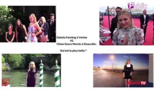 Dakota Fanning à Venise VS Chloë Grace Moretz à Deauville : Qui est la plus belle ?