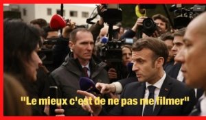 l'échange tendu entre Emmanuel Macron et une soignante en pleurs