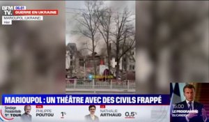 Guerre en Ukraine: le théâtre de Marioupol, où des civils étaient réfugiés, frappé par des frappes aériennes russes