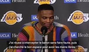 Lakers - LeBron salue la performance de Westbrook : "Le Q.I. basket d'un grand joueur"