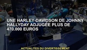 Une Harley-Davidson Johnny Hallyday adjugée plus de 470 000 €