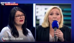 Marine Le Pen: "Les gens qui sont partis [du RN] n'ont pas la vision qui est la mienne"